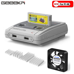 GeeekPi <span class=keywords><strong>Raspberry</strong></span> <span class=keywords><strong>Pi</strong></span> 4B SUPERPI <span class=keywords><strong>CASE</strong></span> Custodia in stile SFC con ventola di raffreddamento per <span class=keywords><strong>Raspberry</strong></span> <span class=keywords><strong>Pi</strong></span> 4 Modulo B - Product Image 2