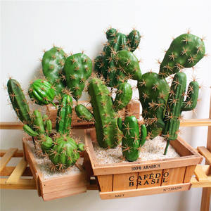 DR163 Mini Verde Coperta Succulente Artificiale Desert Piante artificiali Piante di <span class=keywords><strong>cactus</strong></span> - Product Image 2