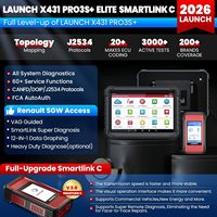 Herramienta de Diagnóstico Automotriz LAUNCH X431 PRO3S+ ELITE Original para Todos los Sistemas con Conector SmartLink 2.0, Igual que X431 PRO5