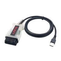 Escáner OBD2 V165 JLR SDD para Land Rover, herramienta de Cable de diagnóstico automático Jaguar, fuente eléctrica en varios idiomas para coches en inglés