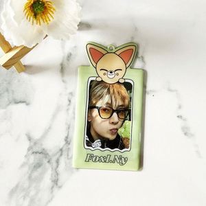 Portafoto de PVC y acrílico personalizado de Kpop, bonito llavero de Kpop, regalo 2024 para fans del Kpop, soporte para tarjetas coleccionables - Product Image 6