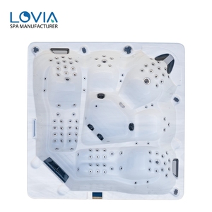 <span class=keywords><strong>Vasca</strong></span> Idromassaggio di Alta Qualità per 5 Persone, <span class=keywords><strong>Vasca</strong></span> da Bagno per Idroterapia di Lusso, Jacuzzi da Esterno Efficiente dal Punto di Vista Energetico - Product Image 2