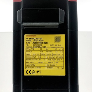 มอเตอร์ Fanuc A06B-0063-B203 ของแท้สำหรับระบบอัตโนมัติทางอุตสาหกรรม อุปกรณ์ควบคุมการเคลื่อนที่ความเร็วสูง A06B-0063-B203 Fanuc - Product Image 3
