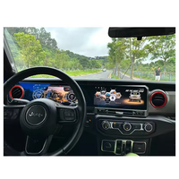 Dashboard Speedometer Otomatis untuk Jeep Wrangler JL Gladiator J Max RHD Rubicon Sahara Sport 2018-2023 Pemutar Radio Mobil Android