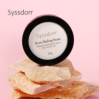 Syssdorr Outil de teinture des sourcils, Pâte à sourcils blanche, Pâte de mappage des sourcils pour marque privée, Personnalisation des sourcils