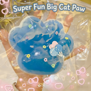Cute Fruit Cat Paw Shape Slow Rebound Squeezable Toy for Office Desk Anxiety Relief and <b>Hand</b> Sensory Fidget Toy - Product Image 6