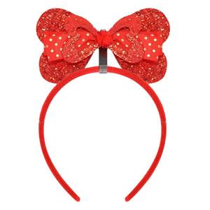 Diadema <span class=keywords><strong>con</strong></span> Corazón Rojo para el Día de San Valentín, Accesorio para el Cabello, Decoración para Fiestas de Boda, Pluma Brillante, Pinza para el Cabello de Plástico - Product Image 5
