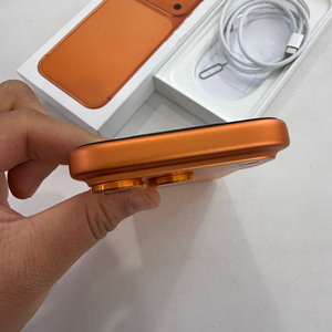 Teléfono Inteligente 17 Pro Max Naranja 5G Desbloqueado, Cámaras de 64MP+48MP, Pantalla OLED de 120Hz, Android 15, Deca Core, Batería de Larga Duración, Teléfono para Trabajo - Product Image 6
