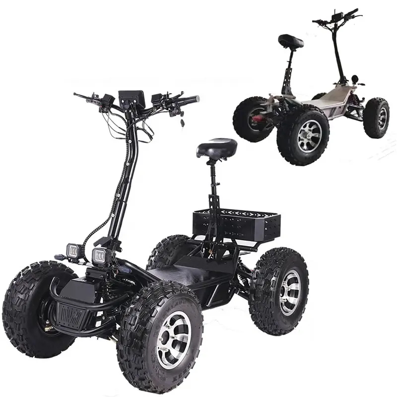 Poderoso ATV elétrico 4X4 6000W 4 rodas Driving Adulto barato UTV scooter à venda