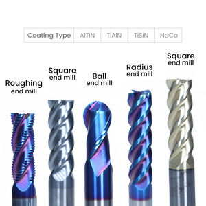 เครื่อง CNC เครื่องตัดปลายคาร์ไบด์เครื่องตัดรูปตัวทีมีการรองรับ aitin & ดีบุก - Product Image 5