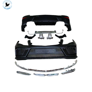 Kit de carrosserie pour pare-chocs de voiture 2013-2015 <span class=keywords><strong>AMG</strong></span> GLK63 pour <span class=keywords><strong>Mercedes</strong></span> classe <span class=keywords><strong>GLK</strong></span> X204 glk350 glk260 GLK300 pare-chocs avant arrière gril embouts d'échappement - Product Image 1