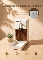 Diffuseur de parfum commercial mural intelligent contrôlé par application, purificateur d'air, machine à parfum pour hôtel, 950 ml, vente en gros directe usine