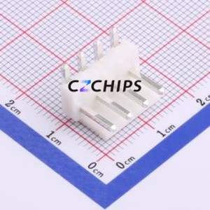 HX39601-4WAP Wire-to-<b>Board</b> <b>Pin</b> Header Bent Lead Through Hole,P=3.96mm Connector 1x4P 3.96mm Right Angle Insert VH - Product Image 1