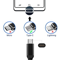Nouveau câble USB-C de charge rapide 3A 60W avec gaine en nylon pour iPhone 15 et imprimante, prend en charge le transfert de données 5 Gbps