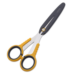 Stainless Steel Student Scissors 3.25in Straight Tip With Sleeve For Home Use - Product Image 2