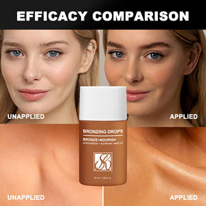Private Label Schnellentwickelnde Selbstbräunungstropfen für das Gesicht für einen Natürlichen Bronzenglanz und Feuchtigkeit - Product Image 5