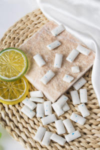 <span class=keywords><strong>Chewing</strong></span>-<span class=keywords><strong>gum</strong></span> au xylitol en gros <span class=keywords><strong>pour</strong></span> arrêter de fumer, personnalisation, haleine fraîche, protection des dents, menthe blanche, sans sucre, à base de plantes, en vrac - Product Image 5