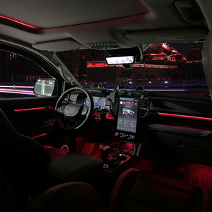 لفورد رينجر حالة جديدة بيضاء نقية أدى أضواء محيطية إعادة تجهيزها للاستخدام الداخلي للسيارة تعديل درجة الحرارة إعادة تجهيزها ش - Product Image 6