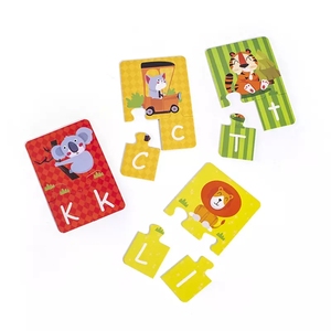 <span class=keywords><strong>Puzzle</strong></span> animale in legno 26 lettere dell'alfabeto giocattoli educativi per l'apprendimento del bambino cognitivo per bambini ragazzi ragazze - Product Image 5