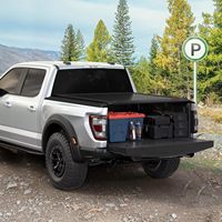 Couverture de benne en aluminium haut de gamme Roll-N-Lock 5,7/5,8 pieds pour camionnette 4x4 compatible avec Dodge Ram 1500, étanche, sans perçage