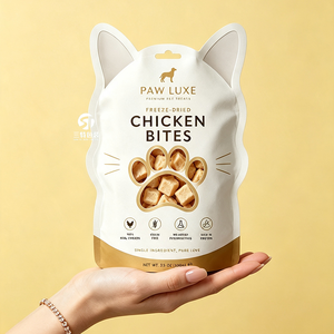 Creative Shaped Pet Food Packaging <b>Bags</b> Custom Printed Aluminum Foil <b>Zip</b> <b>Lock</b> Stand Up Pouches - Product Image 3