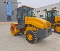 Rouleau compresseur hydraulique à tambour unique 5T, nouveau compacteur de sol pour projets de construction, fabricant sur mesure