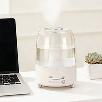 Diffuseur d'huile humidifiant à brume froide, contrôlé par application, pour la maison et l'hôtel, 3-5L
