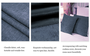 ผ้าปูเตียงผ้าปูเตียงนุ่มไม่ซีดจางผ้าปูเตียงทันสมัยสำหรับตกแต่งโรงแรมหมอนผ้าคลุมเตียงนอนเสื่อรองเท้าปลอกหมอนผ้าปูเตียง - Product Image 6