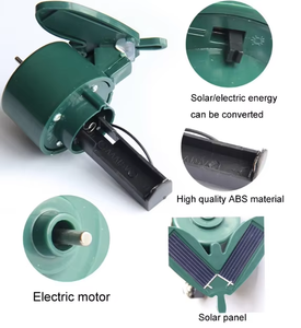 Nuova Decorazione Solare Rotante a Forma di Farfalla per Giardino, Paletto Decorativo con Colibrì Volante e Farfalla Oscillante - Product Image 4