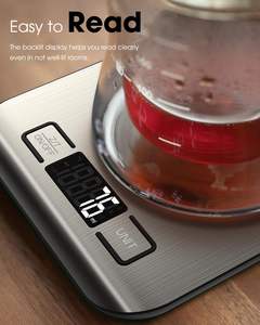 เครื่องชั่งอาหารอัจฉริยะอเนกประสงค์ 5 กก. สแตนเลสสตีล เครื่องชั่งดิจิตอลสำหรับชั่งอาหารในครัว - Product Image 3