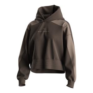 Ensembles de sweats à capuche courts tendance pour femmes, avec une coupe courte et élégante qui apporte une touche moderne aux tenues décontractées de tous les jours - Product Image 1