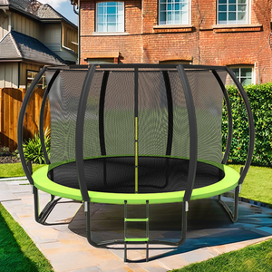 <span class=keywords><strong>Trampoline</strong></span> Commercial Zoshine en Promotion, Modèle Citrouille, Cadre Galvanisé Robuste, Tapis Antidérapants pour Enfants, Utilisation en Jardin - Product Image 4