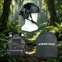 Casque rapide haute performance IIIA UHMWPE avec plaque en carbure de silicium AIO III IV, casque ABS, casque rapide balistique M88 Core, porte-plaque de protection