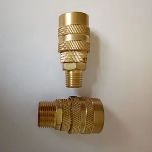 Acoplador de bronze rápido, venda direta da fábrica, npt eua, tipo de milton, compressor de ar, conector rápido