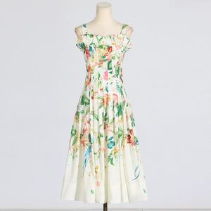 Vestido Midi de Satén Transpirable para Mujer, Elegante, Estampado, Largo, con Contraste de Color, para Fiesta - Product Image 6