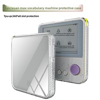 Étui de protection transparent en TPU + PC pour Baicixuan Max Vocabulary Machine 360 °   Coque de protection intégrale antichoc et anti-chute