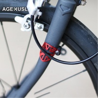 Protector de Cable de Freno y Cambio para Bicicleta AGEKUSL, Protector de Disco de Aleación de Aluminio para Bicicleta Plegable Pike Trifold