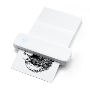 Frettoloso blu dente Mobile 200dpi stampante termica A4 formato portatile stampante da ufficio per <span class=keywords><strong>Windows</strong></span> Mac Ios Android <span class=keywords><strong>Phone</strong></span> - Product Image 1