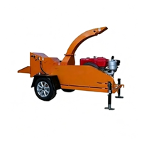 Broyeur de déchets de bois portable, déchiqueteuse de branches et de brindilles pour les travaux d'entretien des centres de villégiature, des pépinières et des terrains de golf