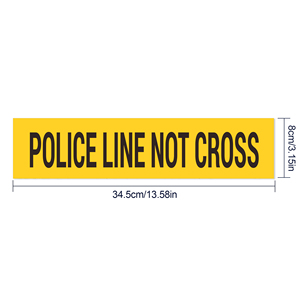 JT076, pegatina temática <span class=keywords><strong>de</strong></span> juego <span class=keywords><strong>de</strong></span> policía, diseño <span class=keywords><strong>de</strong></span> advertencia amarillo, Pegatina autoadhesiva, pegatinas decorativas <span class=keywords><strong>de</strong></span> <span class=keywords><strong>pizarra</strong></span> para suministros <span class=keywords><strong>de</strong></span> fiesta - Product Image 2