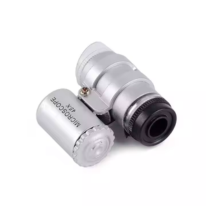 45x Mini Pocket LED UV jewellers Loupe đồ trang sức Kính lúp cầm tay cầm tay kính hiển vi cho apprecating - Product Image 4