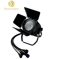 Projecteur PAR LED COB Homei 200W, éclairage de scène IP65, volets de type porte de grange, couleur d'émission RGBW, mode de contrôle DMX512, Fresnel 200W