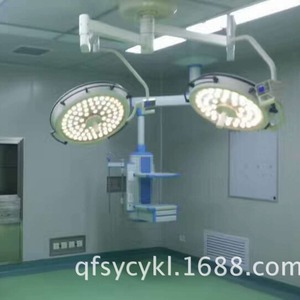 Lámpara Quirúrgica LED Sin Sombra 700/700 de Doble Cabezal, Montada en Techo, para Quirófano y Examen, 160W, Certificación CE - Product Image 3