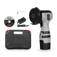 Mini meuleuse d'angle portable rechargeable, machine de polissage et de découpe industrielle transfrontalière, interrupteur coulissant, lithium portable