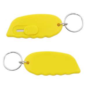 Personalized Mini Retractable Utility Knife Keychain - Portable <b>Box</b> Cutter & Letter Opener for Welcome Gifts - Product Image 6