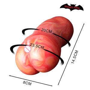 ของเล่นทางเพศสำหรับผู้ชาย ปี 2023 ทำจากซิลิโคนนุ่มเหมือนจริง รูปทรงก้นและช่องคลอด สำหรับช่วยตัวเอง - Product Image 5