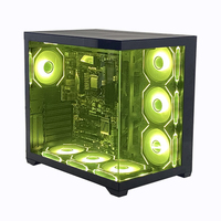 Caja de PC Personalizada Pcooling, Mini, Pequeña, Micro ITX, MATX, para Juegos, Torre Media, Cajas de Computadora, Caja para CPU 7ER, Torre de PC ATX