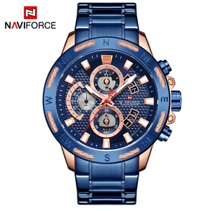นาฬิกาข้อมือผู้ชาย NAVIFORCE 9165 ของแท้ กันน้ำ โลโก้ OEM สายสแตนเลส ดีไซน์เนอร์แบรนด์ดัง - Product Image 3