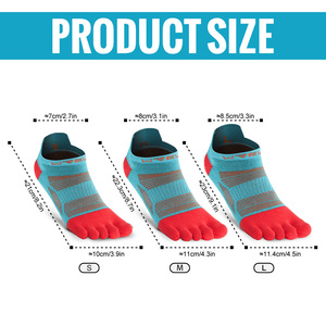 WRELS Wholesale Coolmax Compression Five Toe <strong>Socks</strong> Unisex Workout <strong>Training</strong> <strong>Sock</strong> Outdoor Running Elastic Low Tube Five Toe <strong>Socks</strong> - Product Image 6