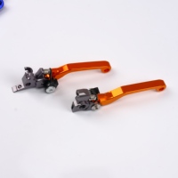Leviers de frein et d'embrayage KTM pliables et réglables pour moto tout-terrain, motocross, enduro 250-530 SX SX-F XC XC-W EXC EXC-F